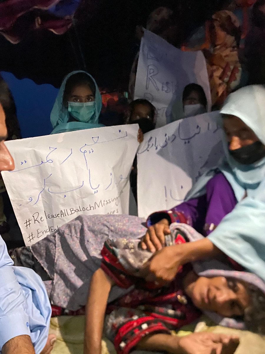 The Shapuk CPEC Route sit-in persists despite assurances, highlighting the unresolved issue of enforced disappearances in Pakistan. Naeem Rehmat's absence weighs heavy as his mother's health deteriorates. The struggle for justice must not waver.

 #EndEnforcedDisappearances