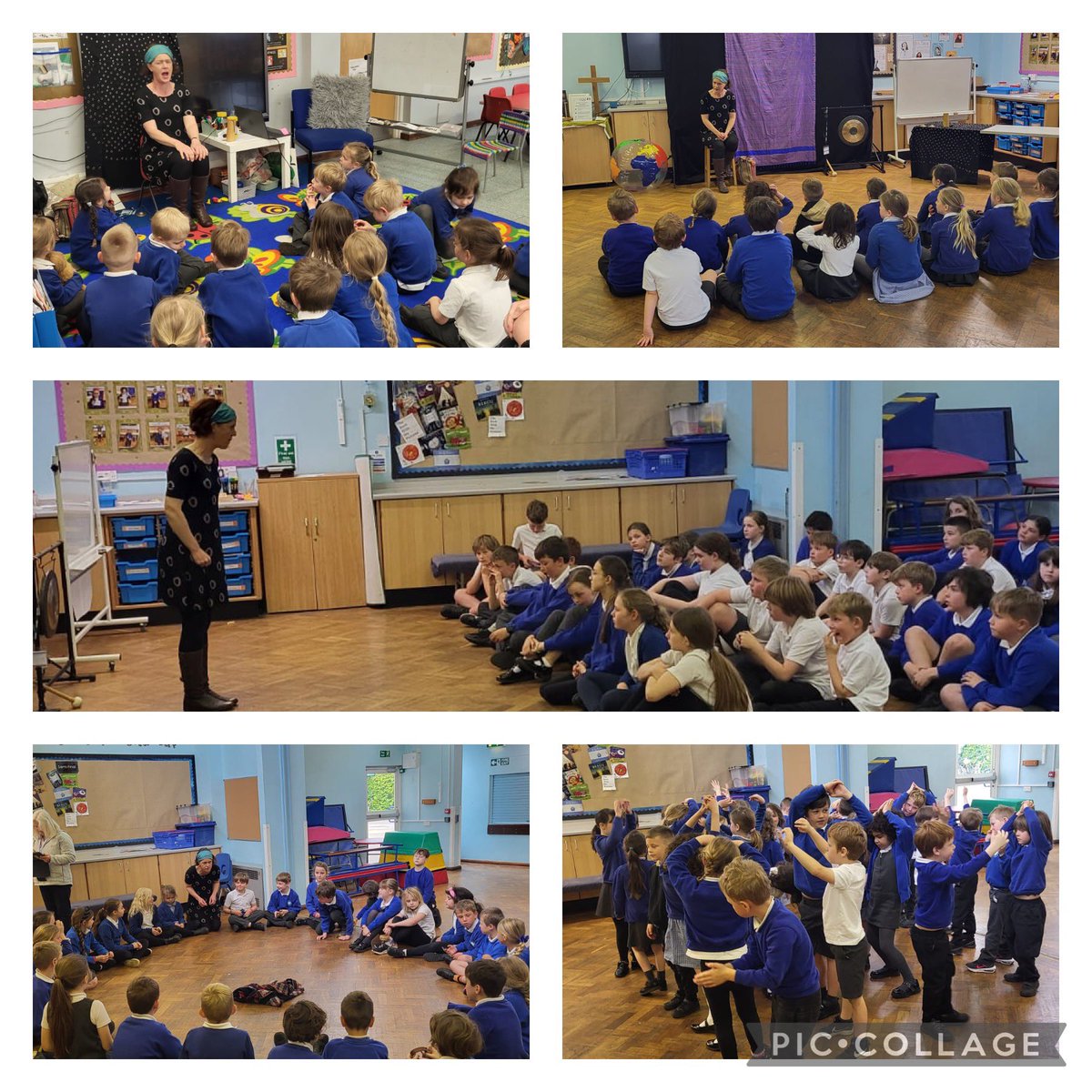 Tackleyschool's tweet photo. Thank you to visiting storyteller Katy Cawkwell who worked with each class today. The pupils all enjoyed the workshops. https://t.co/YRjFl0m1oS