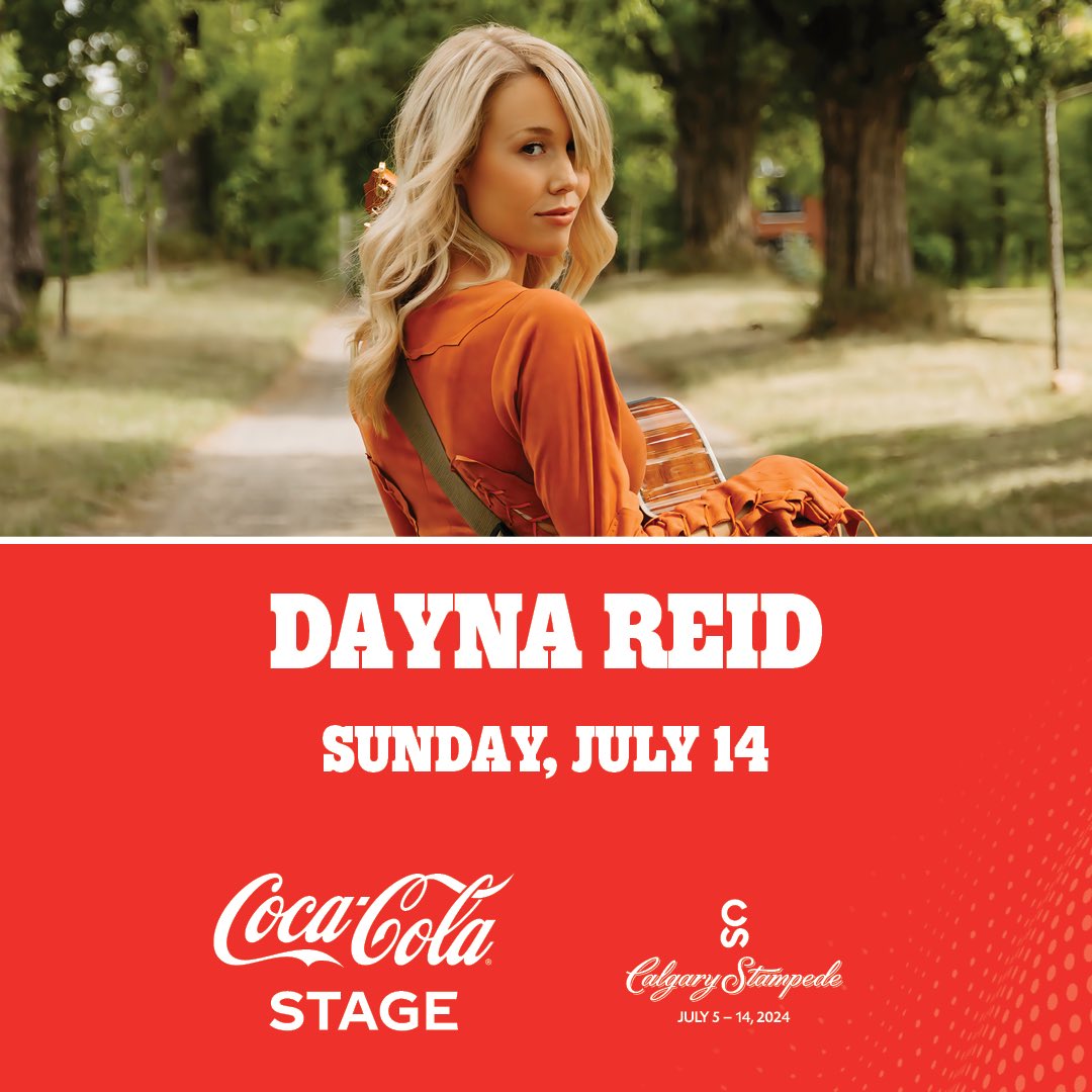 Giddy up! @CalgaryStampede I am coming for you! I can’t wait to be playing the Coca-Cola Stage on July 14 this summer during the iconic #CalgaryStampede! If you’re going to be out there, I would love to connect and say hi. It’s going to be such a fun weekend. Let’s go! 🤠🎶✌️