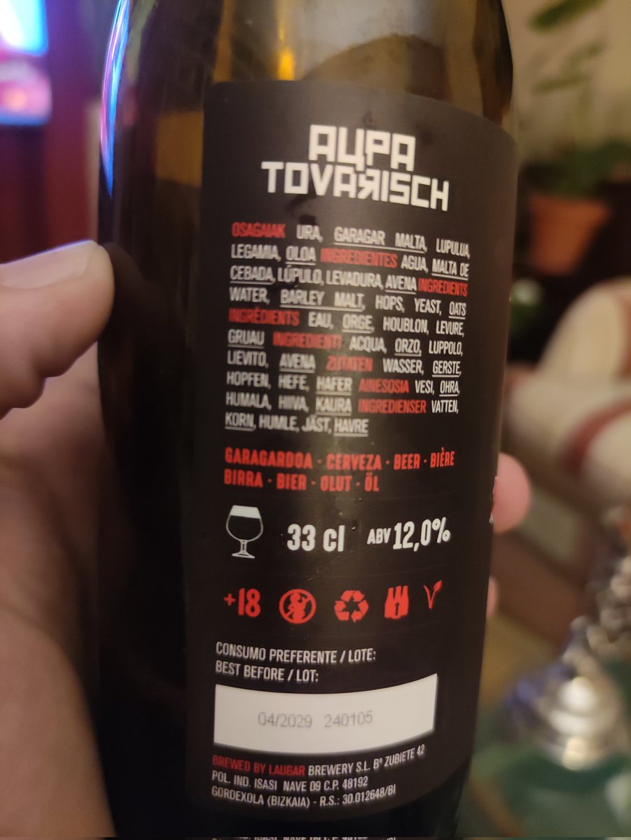 Se ha convertido en mi postre favorito : tarta de queso y una russian imperial stout. A <a href="/laugarbrewery/">Laugar</a> le salen ricas ricas. Y con 12% de fundamento.