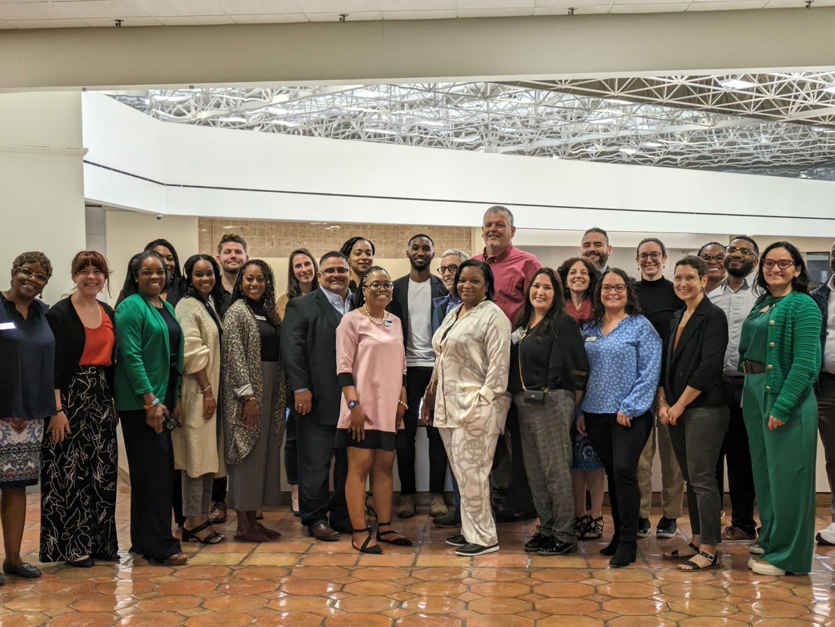 Day 2 of the Cities Addressing Fines and Fees Equitably Initiative Cross-Site Convening II ... group photo! #rethinkfinesfees find out more here: nlc.org/initiative/cit…