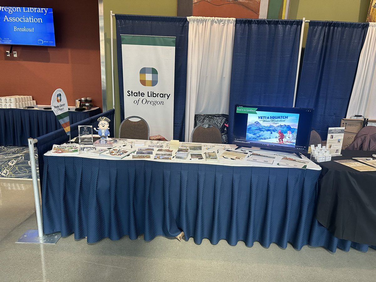 statelibraryor's tweet image. OLA conference is in full swing 

#alltogethernow2024 #slo #statelibraryoforegon