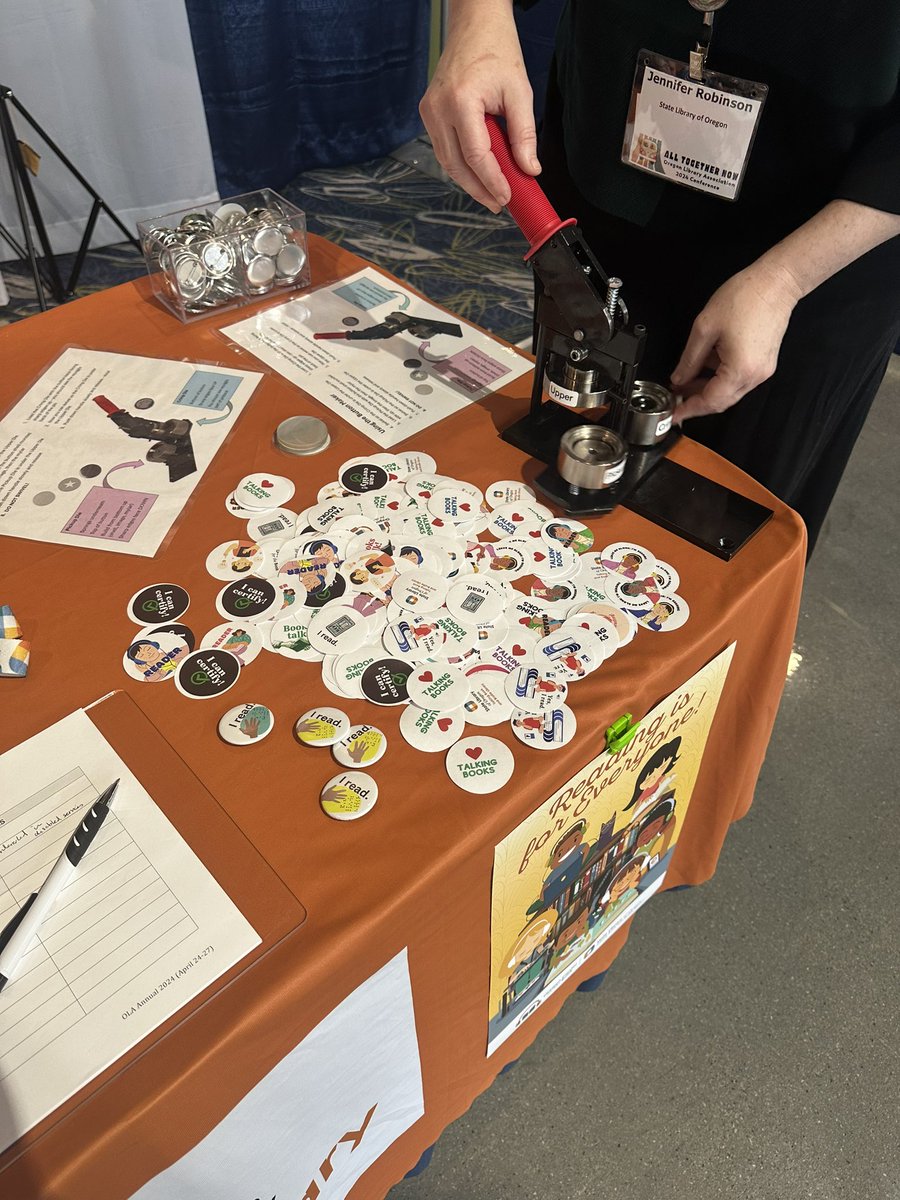 statelibraryor's tweet image. OLA conference is in full swing 

#alltogethernow2024 #slo #statelibraryoforegon