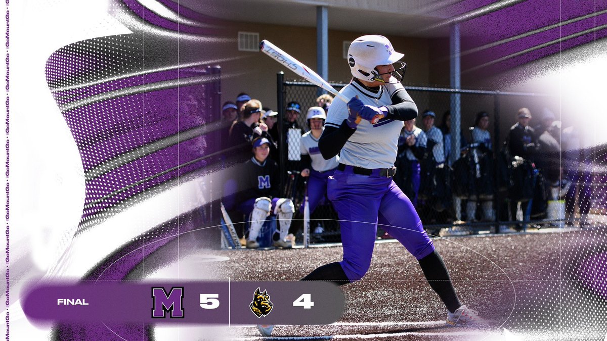 SB: WALKOFF WINNER!! Sydney Mercer hits a walk off RBI double in the seventh inning to give the Raiders the 5-4 win in game one!! Game two will begin in about 30 minutes #GoMountGo