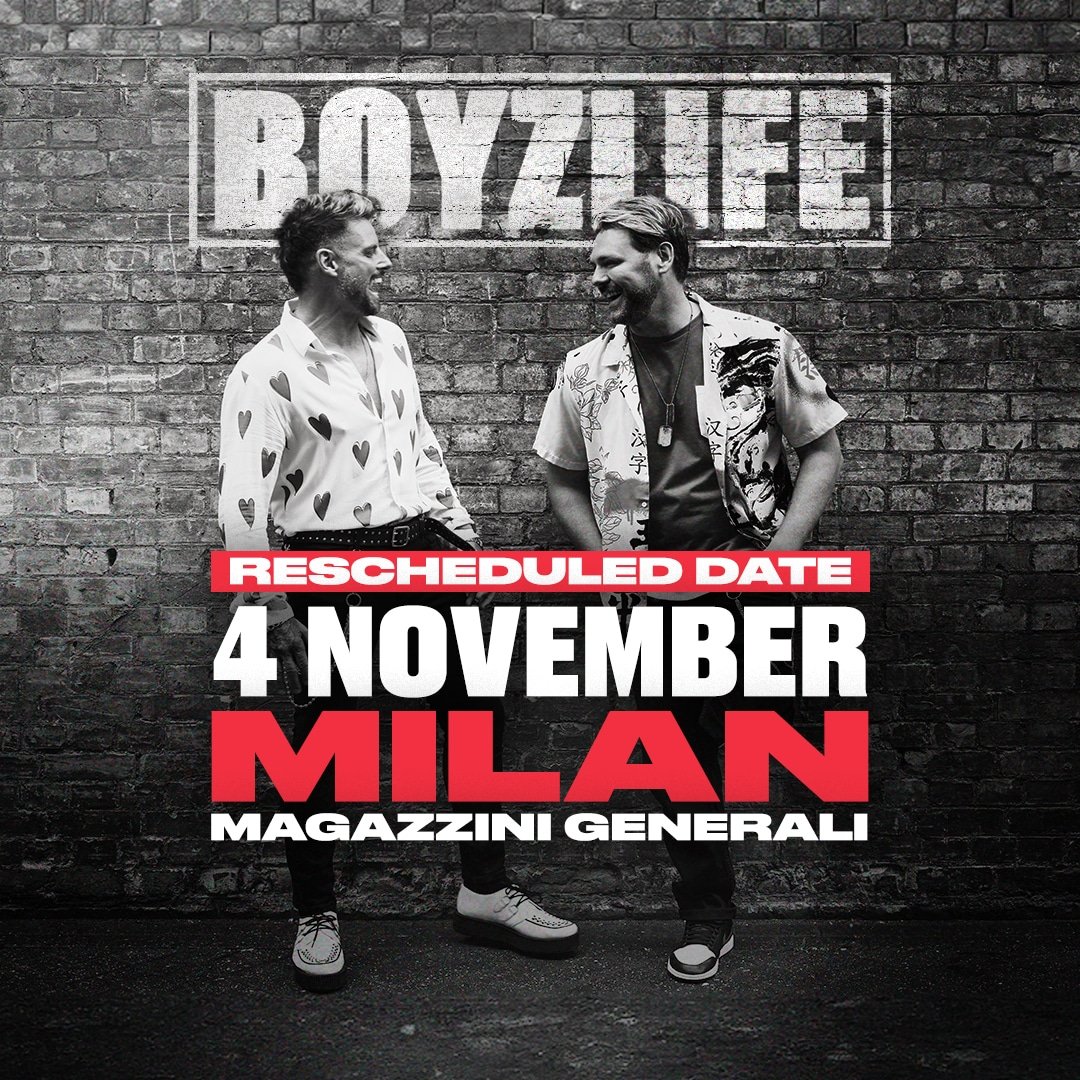 📢 Boyzlife concert at Magazzini Generali Milan on 28 April postponed to 4 November 2024 due to logistical reasons. Tickets remain valid; refunds available. New tickets x.com/maggenerali?s=… #Boyzlife #Milan #MagazziniGenerali