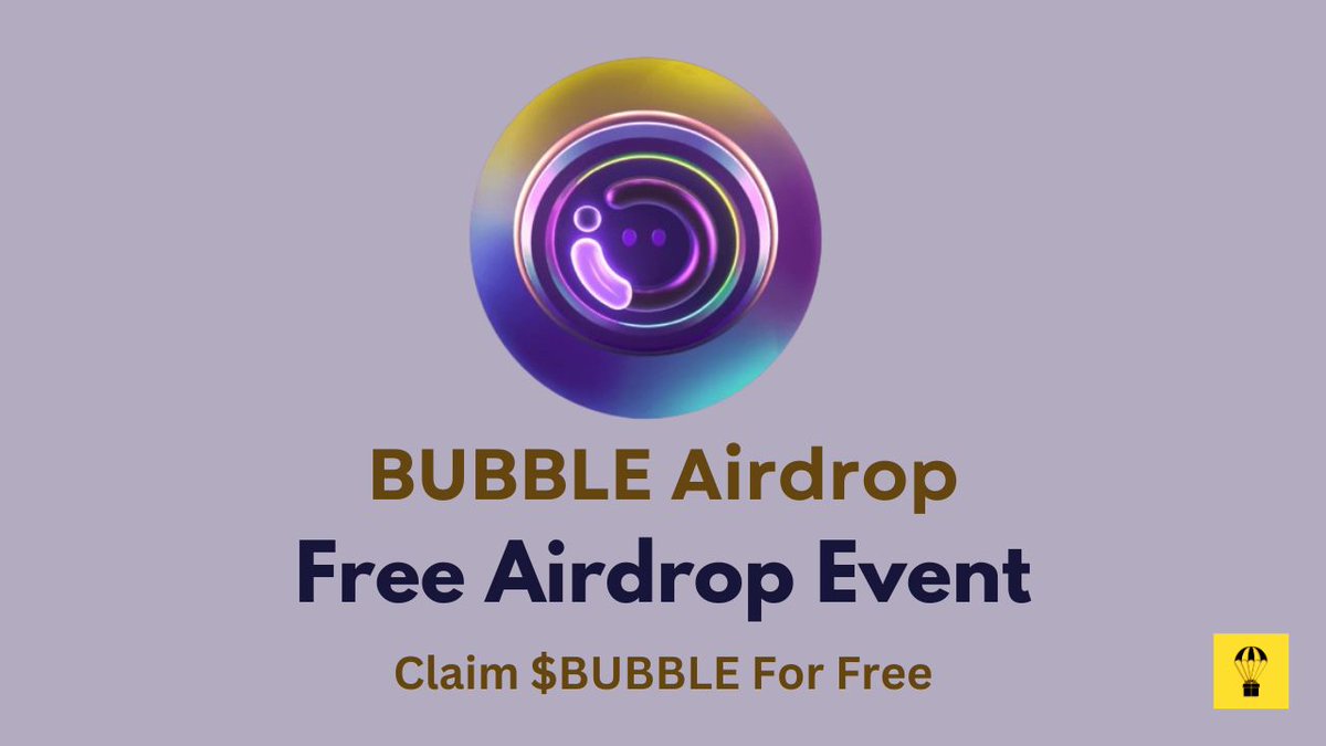 AnselDonovaneth's tweet photo. 🚀 Hurry! The $BUBBLE Airdrop is currently active! Seize the opportunity to claim $10,000 worth of #BUBBLE Airdrop. 🫧

🔐 Secure your share by visiting https://t.co/U4Erk1kwlH today.

🤑 Register now to secure your $BUBBLE Airdrop!

#ShidenNetwork #CycloneProtocol #NFTLootBox #HoneySwap #VortexDeFi #AlphaDex #FomoLab #Rubic #RenPool #NativeFinance #Firo #PledgeCoin #Xaya #NEMO #APYSwap #DCTDAO #YieldFarm #CryptionNetwork #Aleph #Polkamarkets #BUBBLE #airdrop #CryptoChallenge $PLEB $MINER  $ROCK $KERMIT $PARAM $LMWR