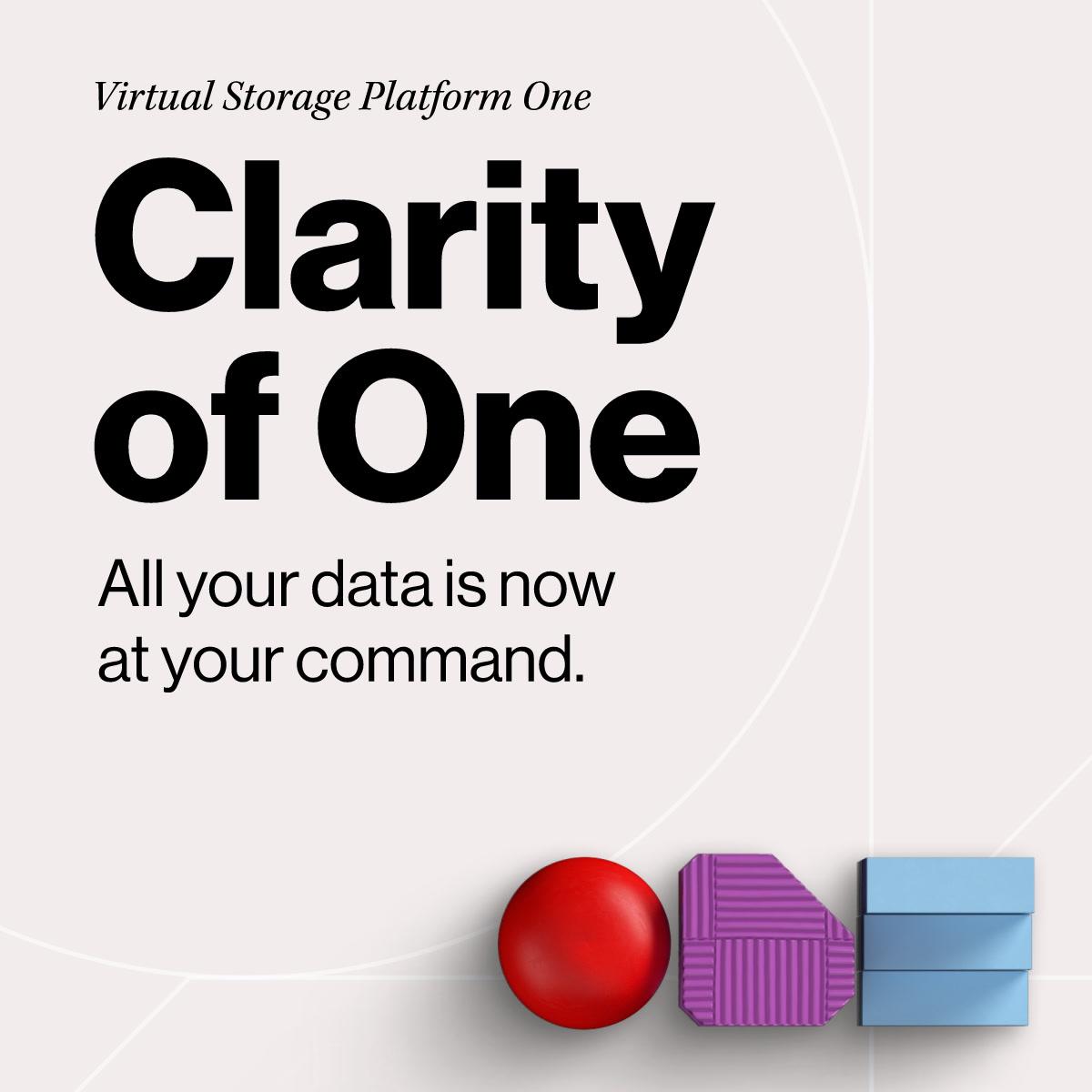 #HybridCloud clarity is in reach. Discover how Hitachi Virtual Storage Platform One clears data silos to unlock holistic business insights and drive innovation with one data platform: ow.ly/FEo430sBThO #VSPOne
