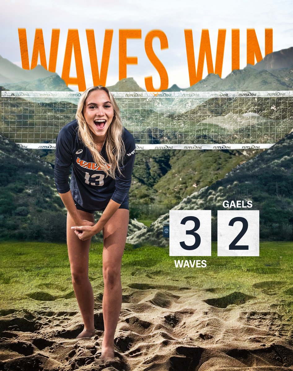Waves win and move on to the winners bracket tomorrow where we will face #9 LMU for a chance to go to the WCC Championship!!!

#WavesUp