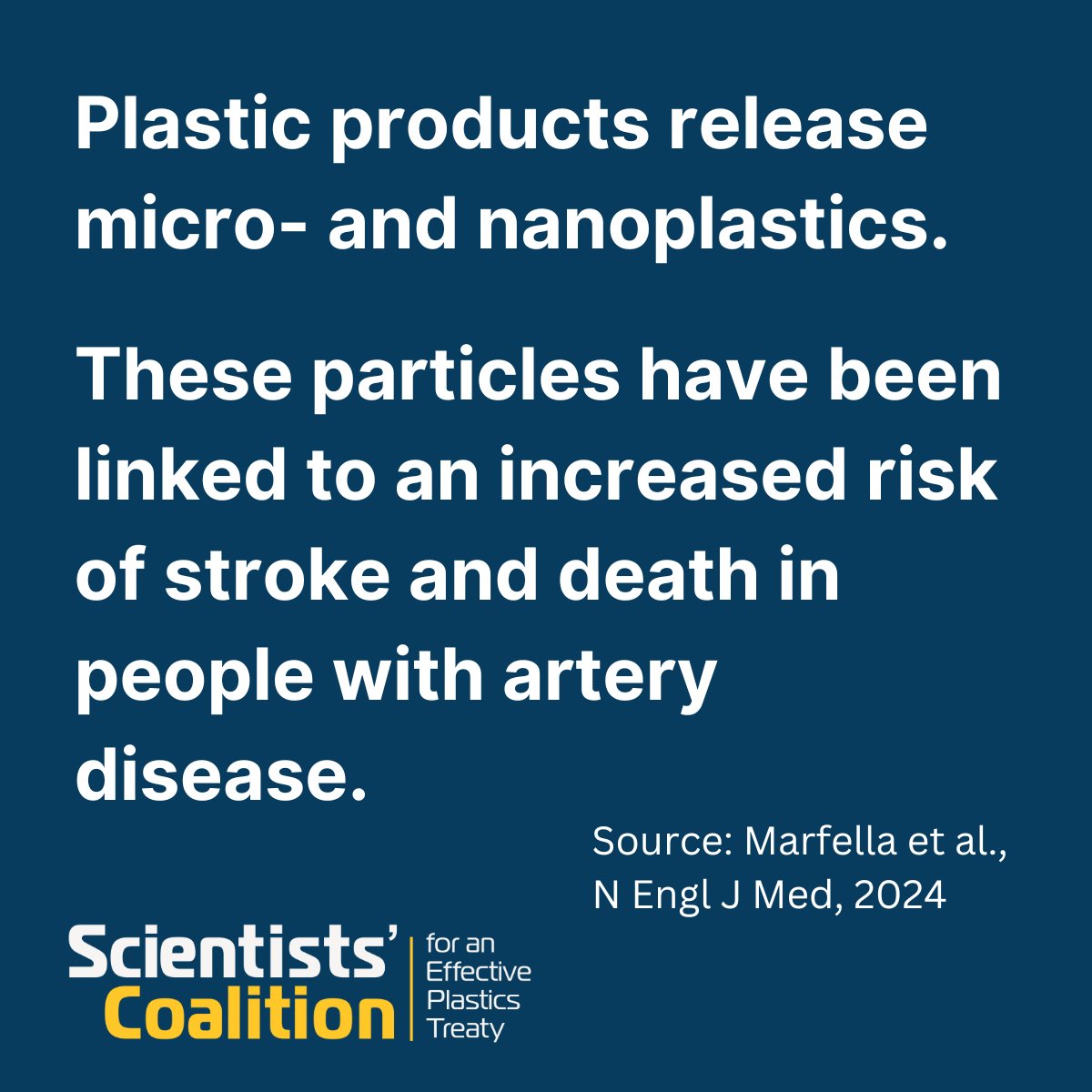 2/5 Babies are being exposed to micro- and nanoplastics before they are born – a period of life when our children's bodies are most fragile.

⚠️ Scientists are busy studying MNPs more closely, and first peer-reviewed research finds that they have some concerning health impacts: