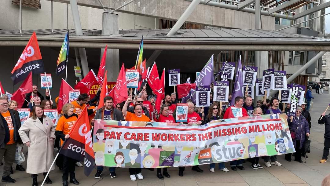 📢 PAY CARE WORKERS THE MISSING £38 MILLION 🚩🚩🚩🚩🚩🚩🚩🚩🚩🚩