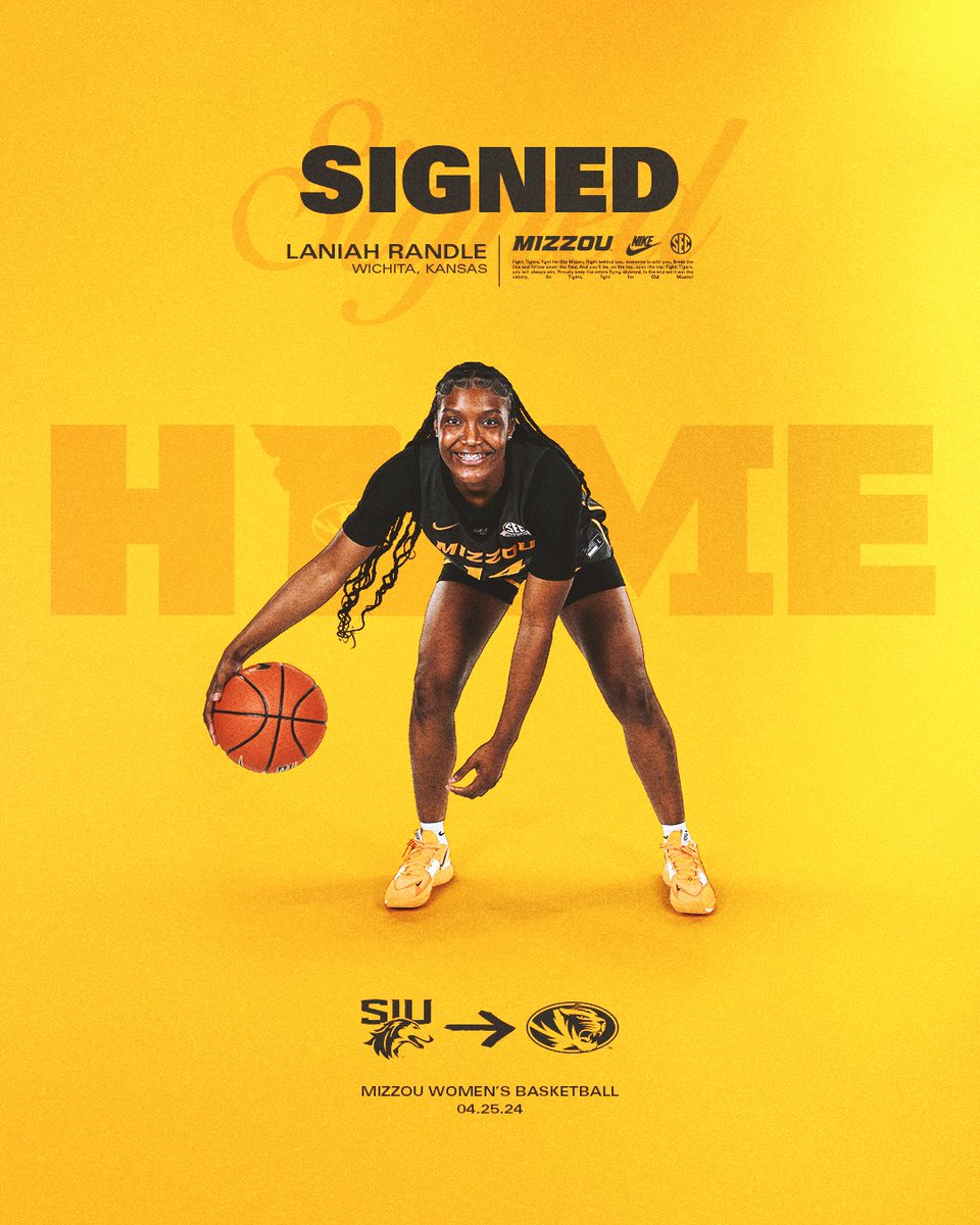 Tiger official 🐯 Welcome home, @LaniahRandle! 🏠