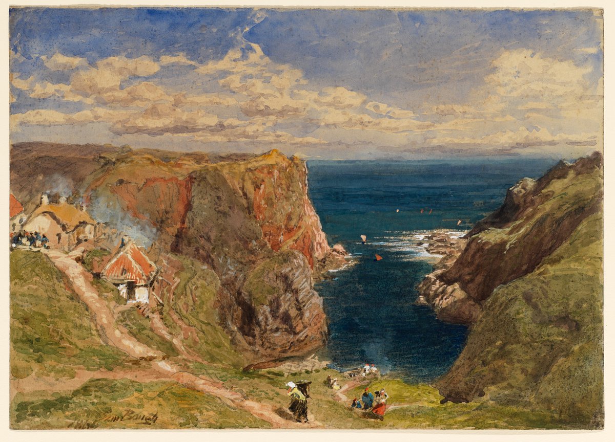 New Peterhead, Aberdeenshire, Samuel Bough 
(British, 1822-1878)
1864
watercolor, gouache