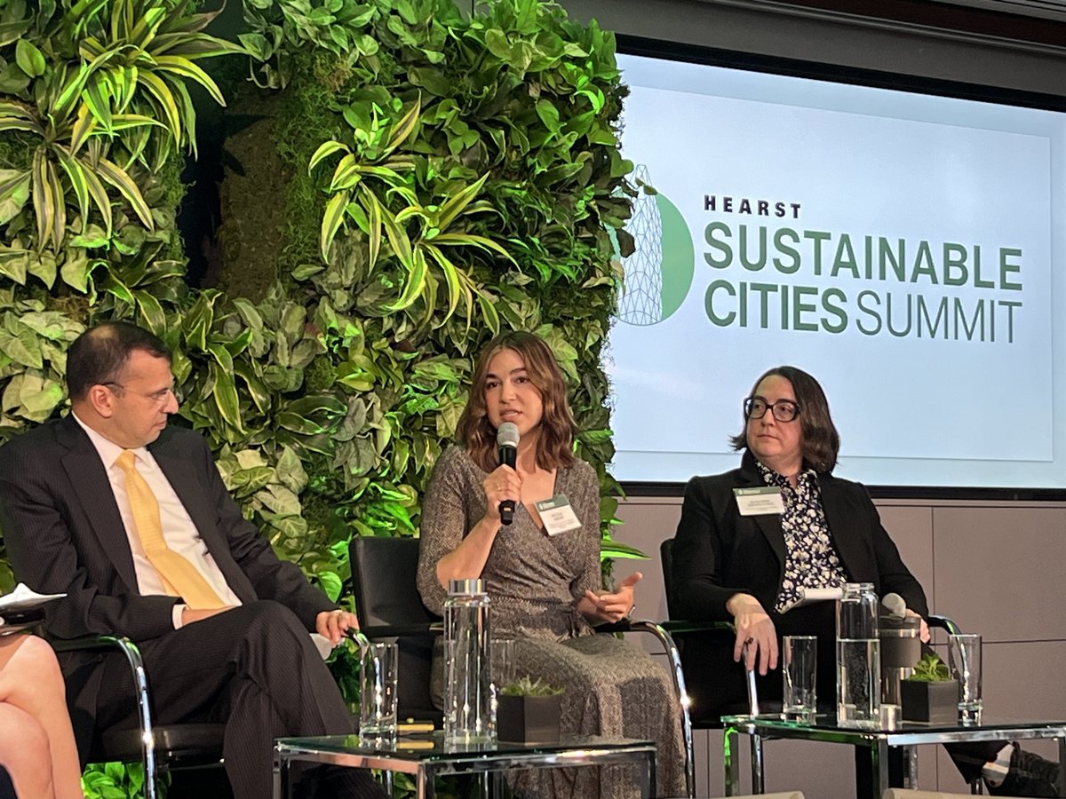 BDC's Nicole Abene joined @NYCWater's @Rit_Aggarwala, @NYSERDA's @SDesRoches and @Fitch_ESG's Marcy Block to discuss how #NYHEAT & #ThermalEnergyNetworks can create a greener future for NYC's buildings at the @Hearst Sustainable Cities Summit on Tue. 4/23 hubs.ly/Q02v5T2x0