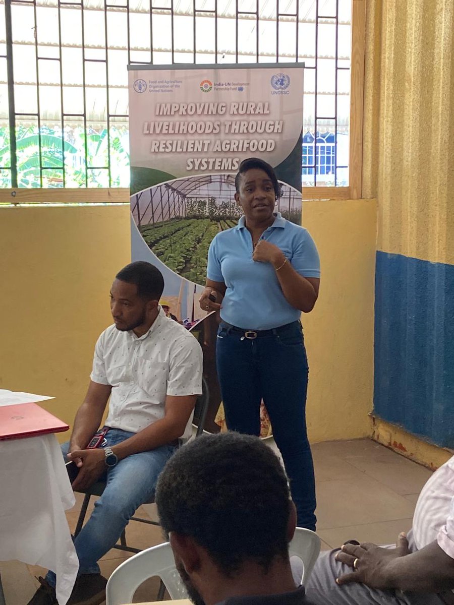 🇯🇲 The sensitization meeting explored Protected Agriculture and Livestock support to be implemented, how to reduce and report incidents of praedial larceny and training & business incubation support for youth beneficiaries.