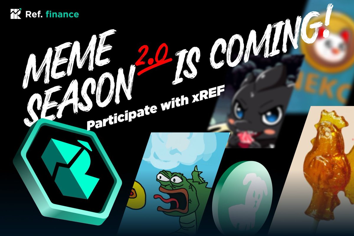 kumarkrsronit's tweet image. 🚀 MemeSeason 2.0 is almost here! 🌟
 Exciting meme coins like BLACKDRAGON, LONK, GEAR, and more coming to NEAR.
 Don&apos;t miss out on claiming your share of 125K REF and 8333 NEAR! 
Stay tuned till May 1st for details.
 #TopMemeSeason2 #RefFinance
#BOS #NDC #FDAO