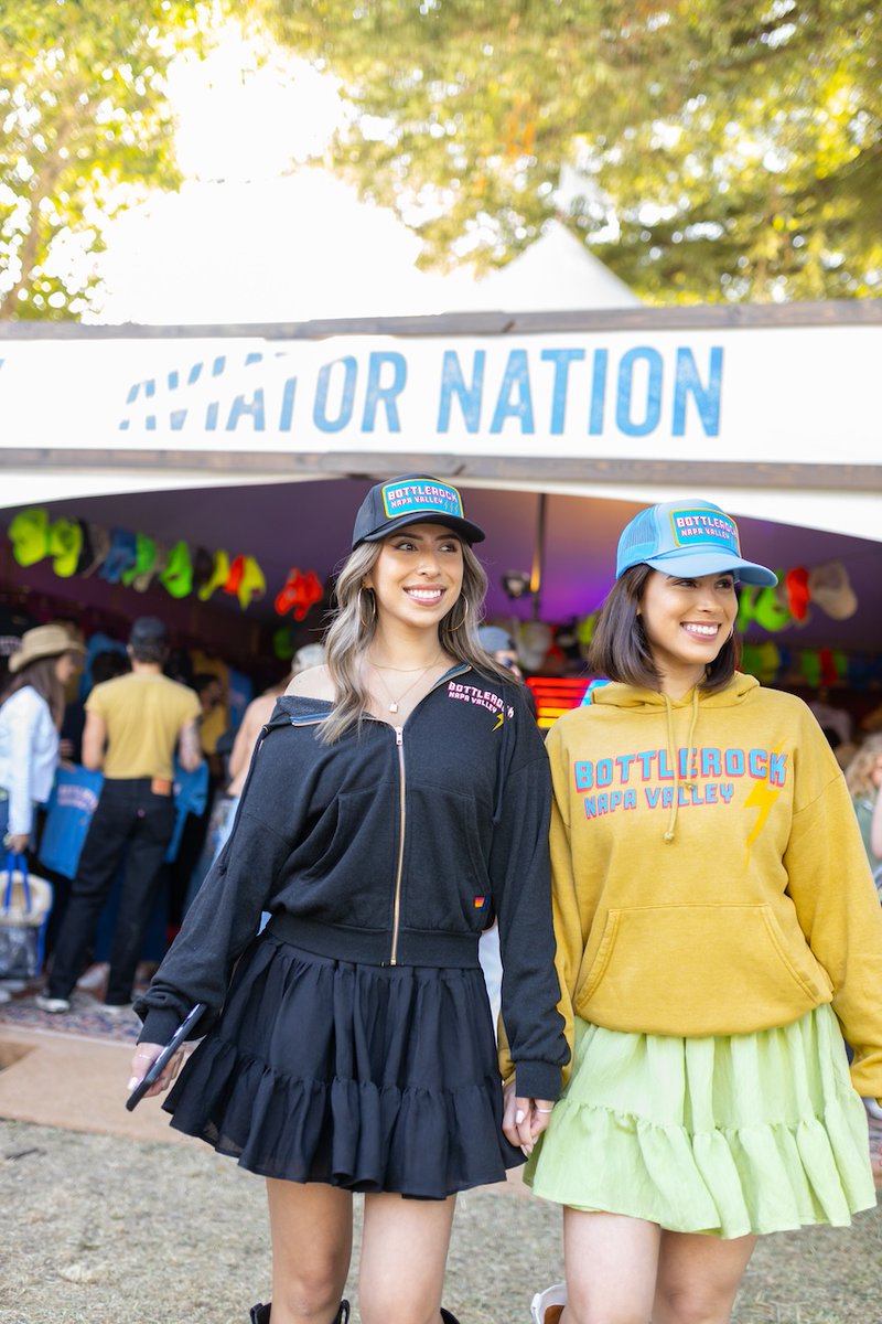 We like your style ⚡️ Stop by Aviator Nation at the festival for co-branded merchandise!
