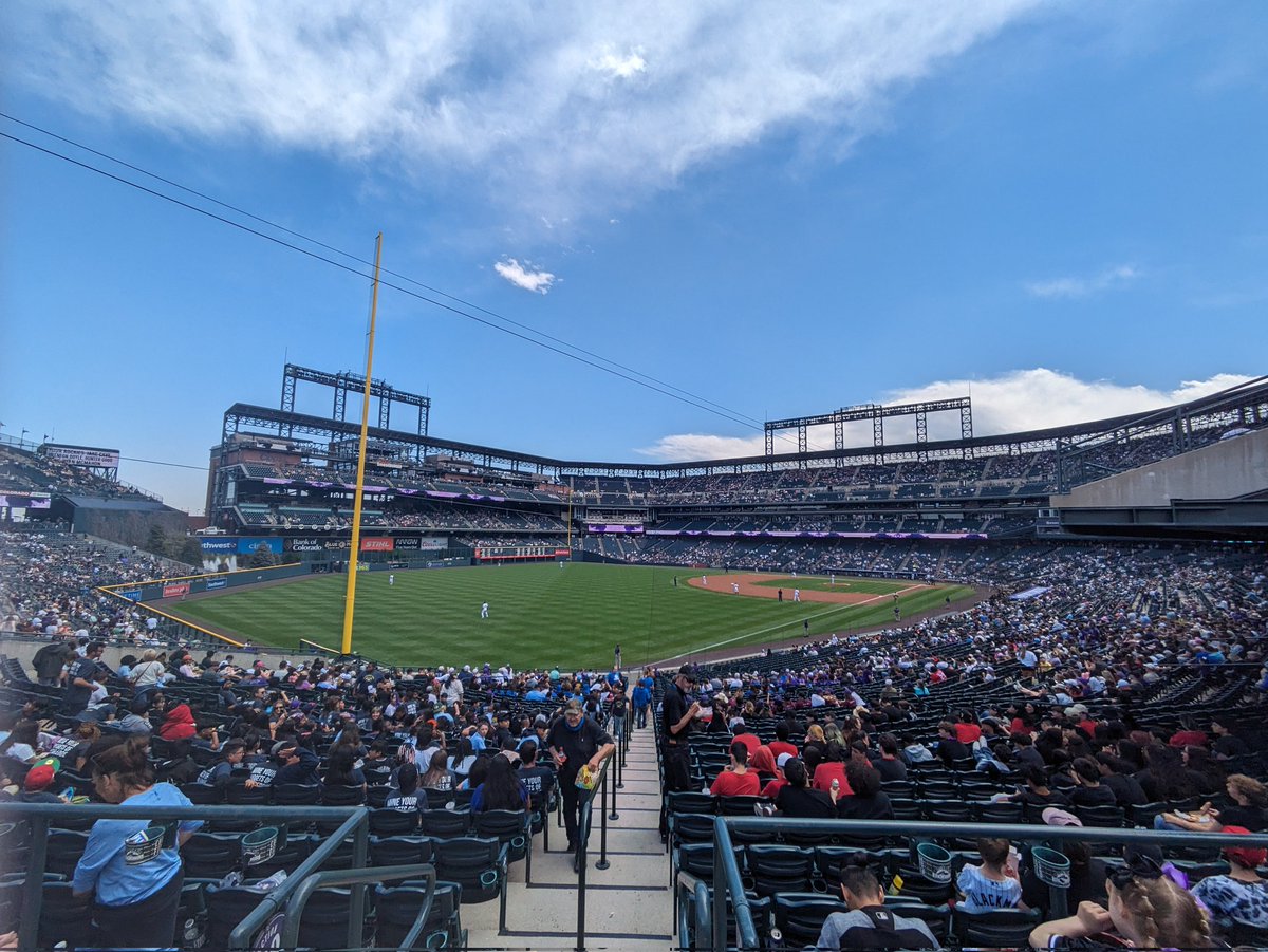 How weird is it that I love going to baseball games alone?

Also, my (at least) yearly tweet that I love Coors Stadium