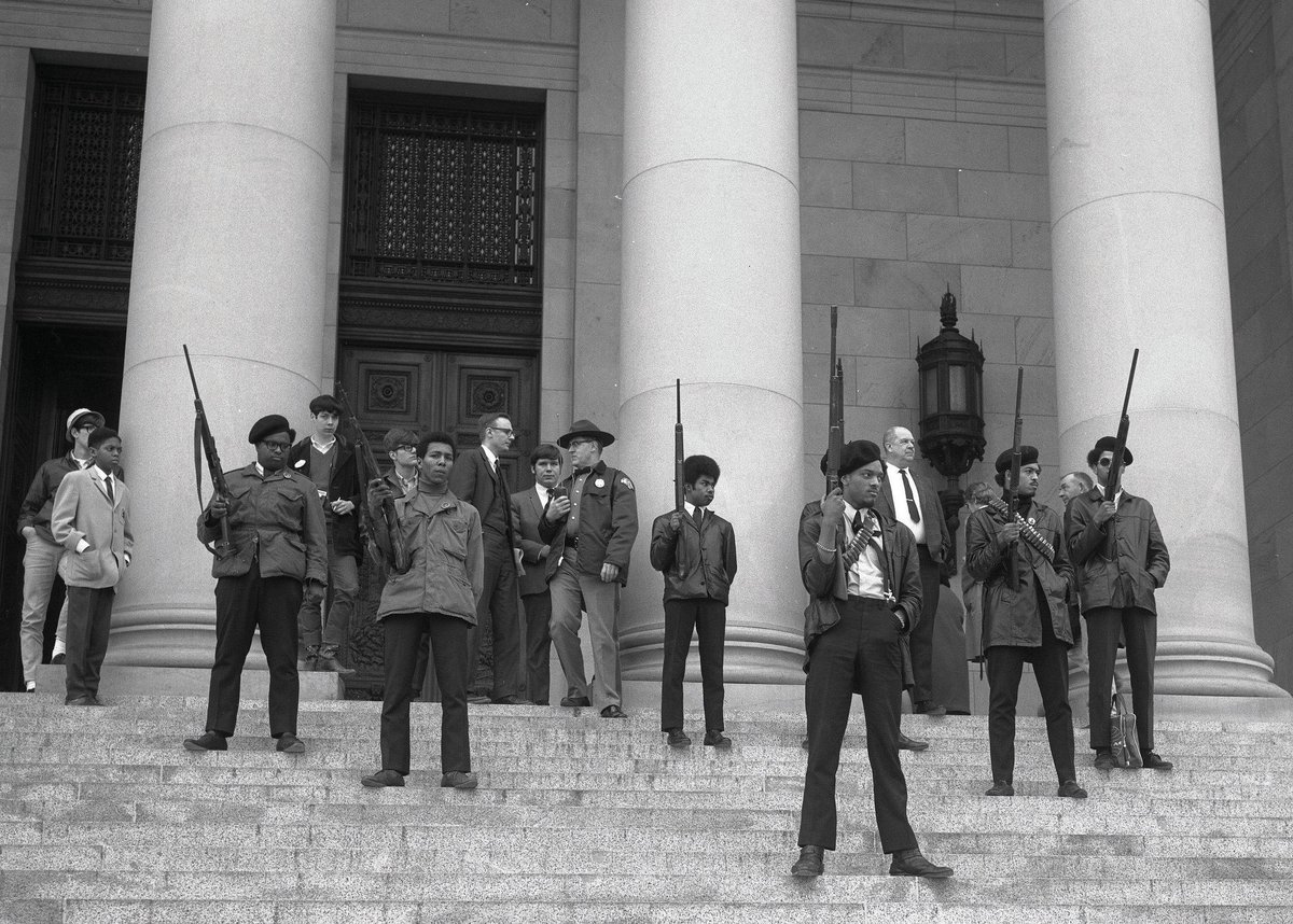 The Black Panthers understood one thing very well: if you want to keep a protest peaceful against a violent oppressive regime, you’ve gotta make sure the state knows you can and will defend yourself.