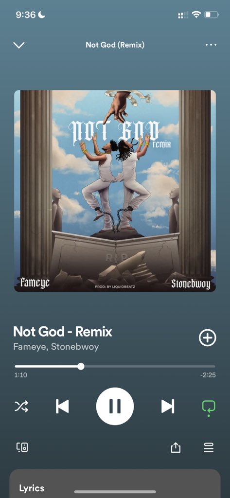 Stonebwoy in 2023 was featured on Fameye’s Not God remix Forever classic! 🤌🐐