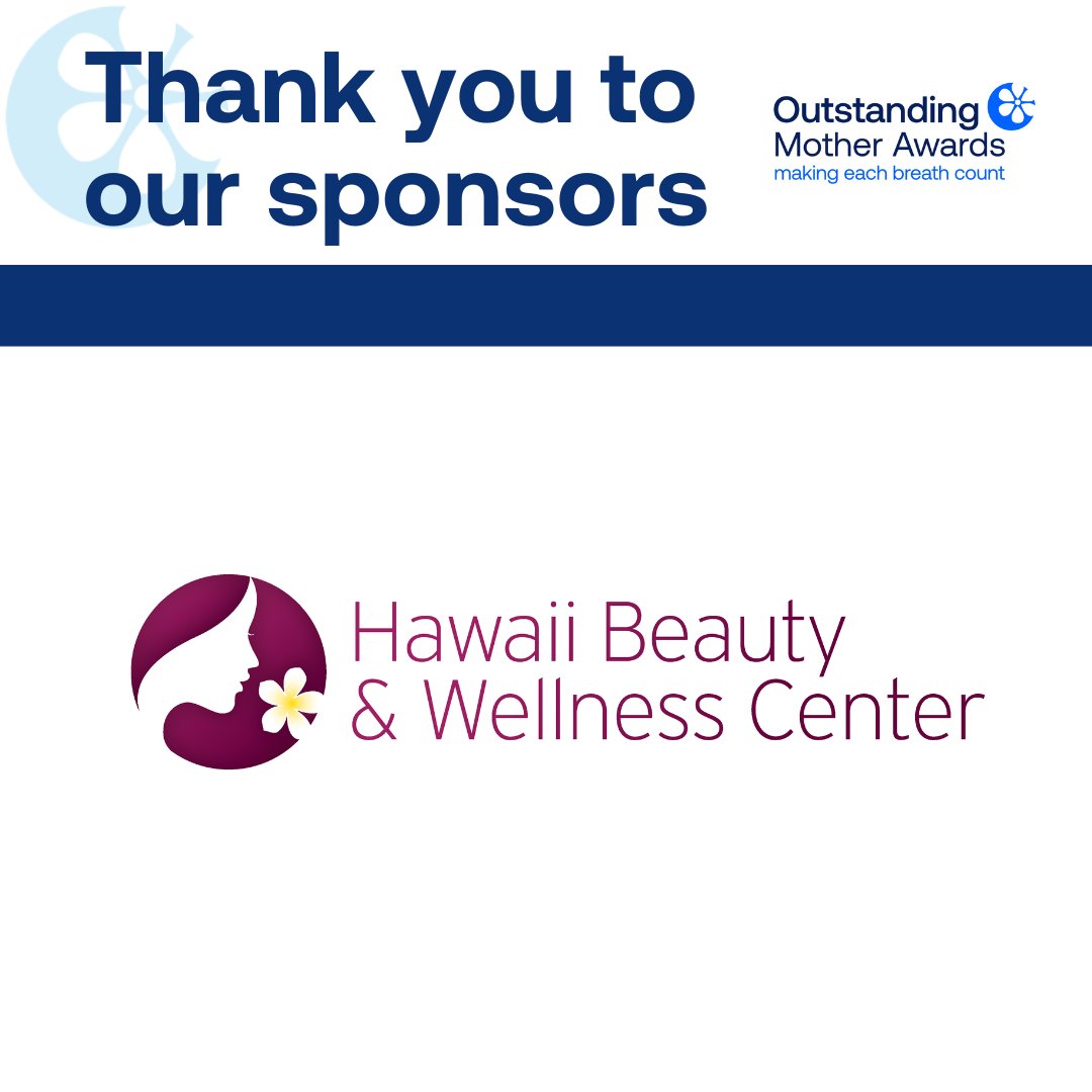 #Mahalo to Hawai‘i Beauty & Wellness Center for supporting the #OutstandingMotherAwards as a Diamond Sponsor in 2024 as we honor Co-Founder Dr. Angela Pratt. on.lung.org/3TZgKsl 🌺 #OMA2024 #OMAHI