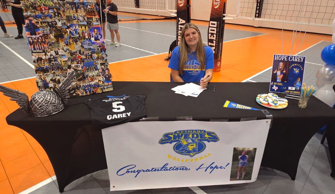 We are excited to welcome Hope Carey from Weatherford, Texas to our Swedes family. Congratulations Hope! 🇸🇪