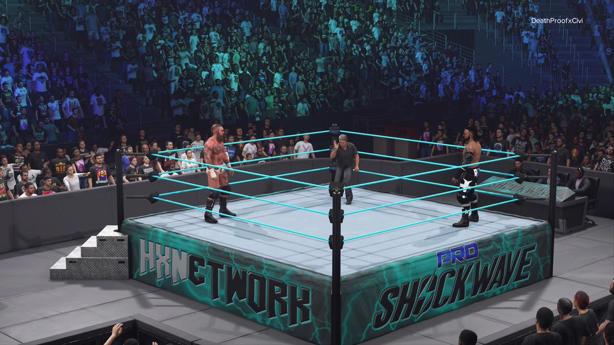 DeathProofxCivi's tweet photo. a look at the main fed i’ve been using for universe, PRO.

along with the main show SHOCKWAVE

&amp; the World Heavyweight Championship https://t.co/VE4JeiEcko