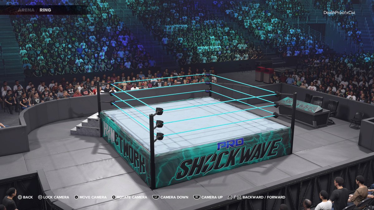 DeathProofxCivi's tweet photo. a look at the main fed i’ve been using for universe, PRO.

along with the main show SHOCKWAVE

&amp; the World Heavyweight Championship https://t.co/VE4JeiEcko