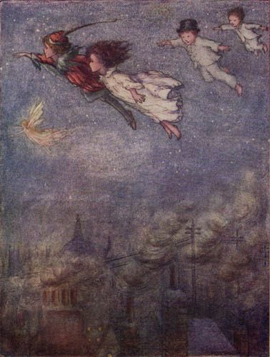 ‘Second to the right, & straight on till morning. That, Peter had told Wendy, was the way to the Neverland; but even birds, carrying maps & consulting them at windy corners, could not have sighted it with these instructions.’ —JM Barrie The Adventures of Peter Pan