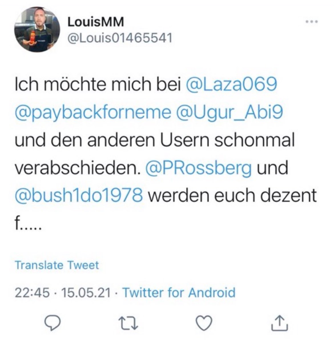 Hab mal als Peter Rossberg gegrindet und dachte jeder checkt das eh weil ich so offensichtlich fake war. Außer Louis, er hat sich gefreut als wäre Ostern hahaha