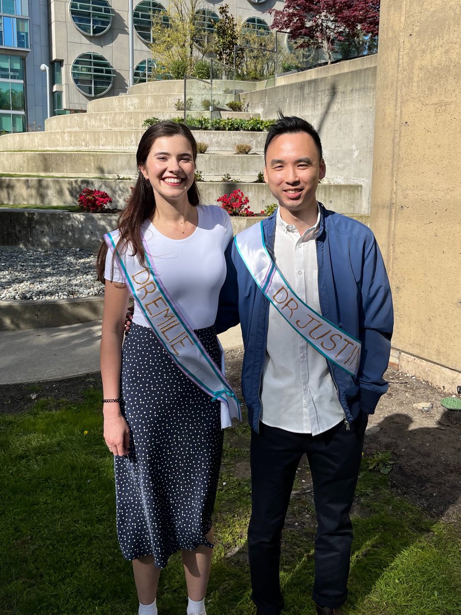 Vancouver Radiation Medicine (@vanradmed) on Twitter photo Huge congrats on successful PhD defences to Dr. <a href="/emiliecarp7/">Emilie Carpentier</a> and Dr. <a href="/justinjpoon/">justinjpoon</a>! Bright futures and great adventures await them! 🤩🥳 Huge congrats on successful PhD defences to Dr. <a href="/emiliecarp7/">Emilie Carpentier</a> and Dr. <a href="/justinjpoon/">justinjpoon</a>! Bright futures and great adventures await them! 🤩🥳