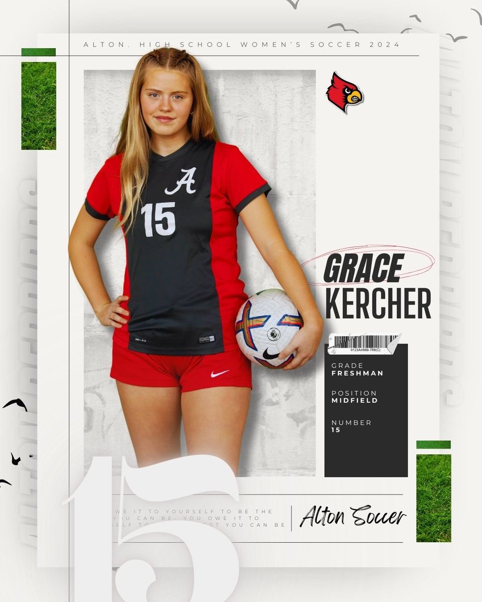 It’s time to meet the team! Next up, freshman midfielder Grace Kercher! 👊🏼