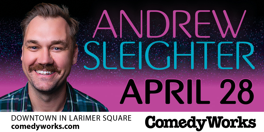 Sunday night! Don't miss @AndrewSleighter on Sunday, April 28 headlining Comedy Works Downtown! Tickets at comedyworks.com 👈