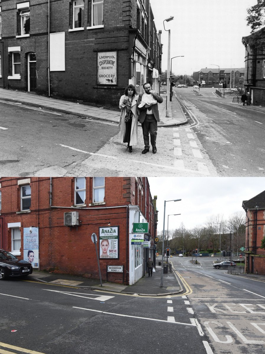 Ashfield Road, Aigburth, 1990s and 2024