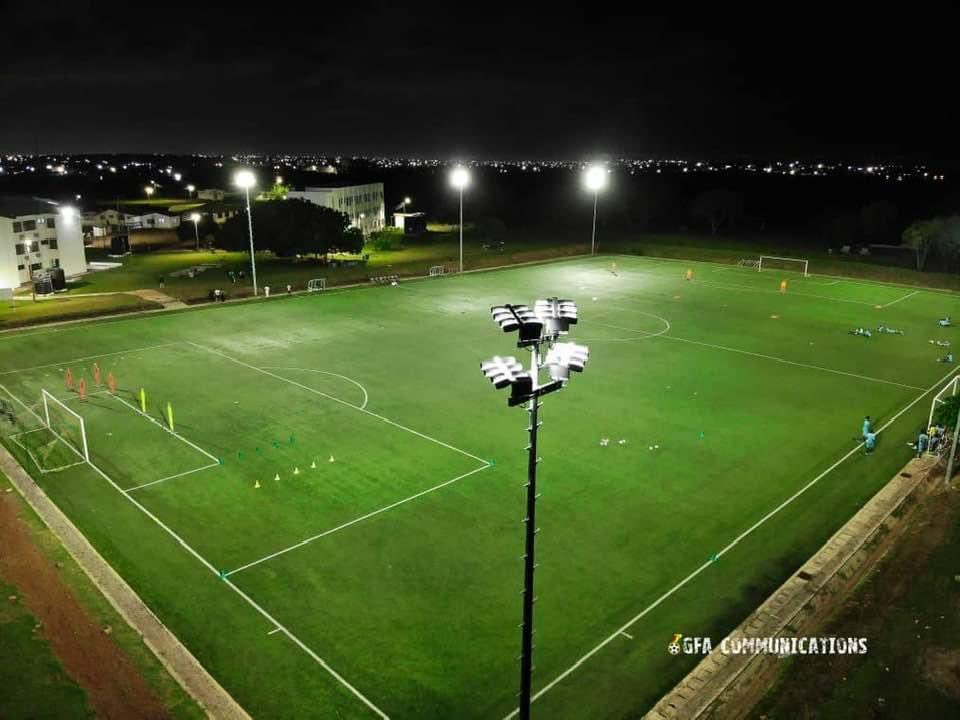 For the first time ever, players of our national teams can train at night at our National Training Complex. Shouldn’t have taken this long but better late than never. A major step. Kudos to the GFA.