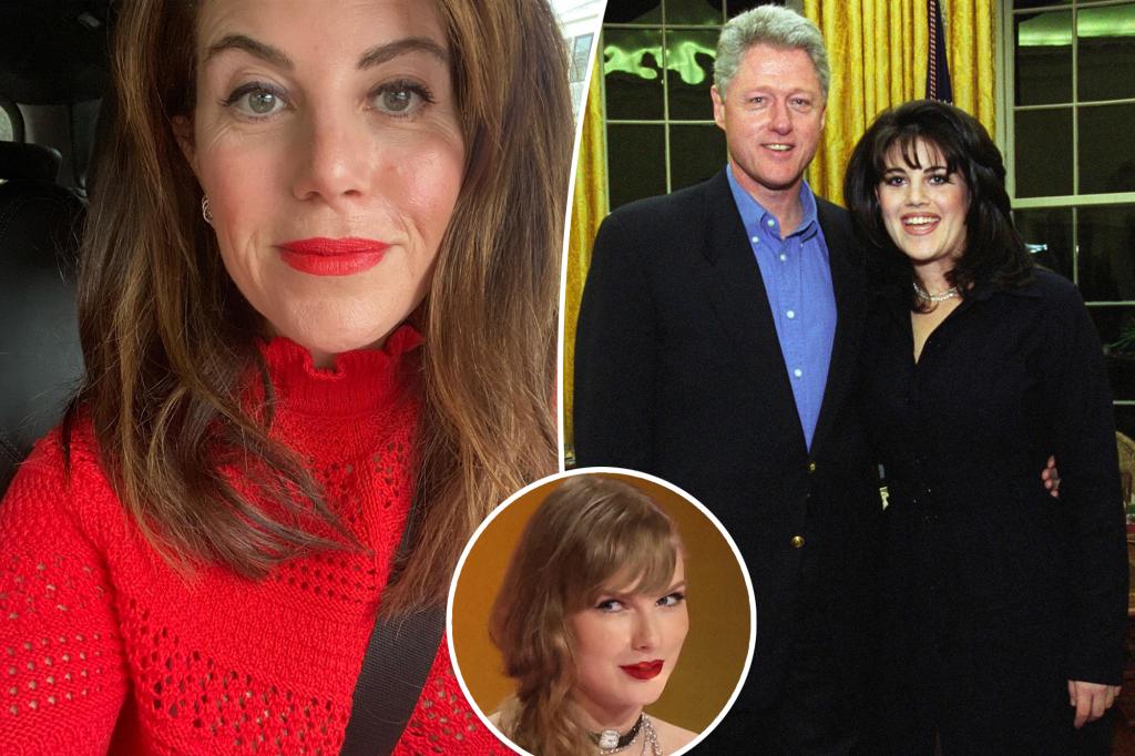 Monica Lewinsky joins Taylor Swift ‘asylum’ trend with savage meme poking fun at Bill Clinton affair trib.al/Z9MDwP9