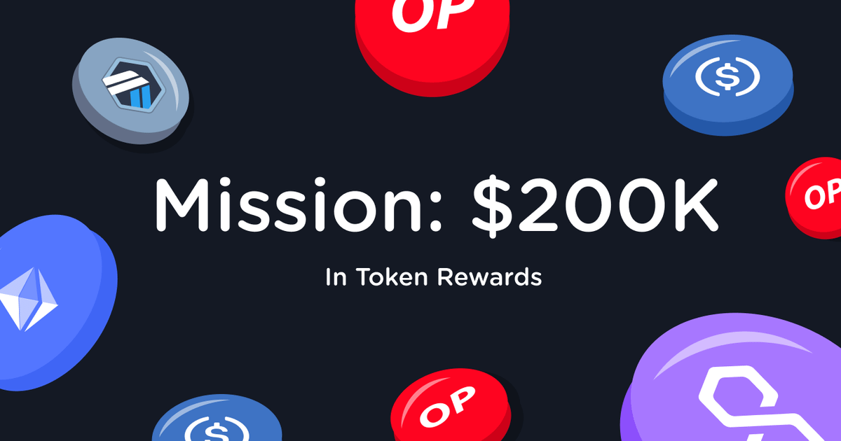 layer3xyz's tweet photo. Today's the last day to join the Mission $200K.

Explore @arbitrum, @LineaBuild, @zksync, @Uniswap and more — while climbing the Dune leaderboard.

Rewards will be distributed next week.

https://t.co/wwzwSRtx8H https://t.co/7LE5MBMw5q