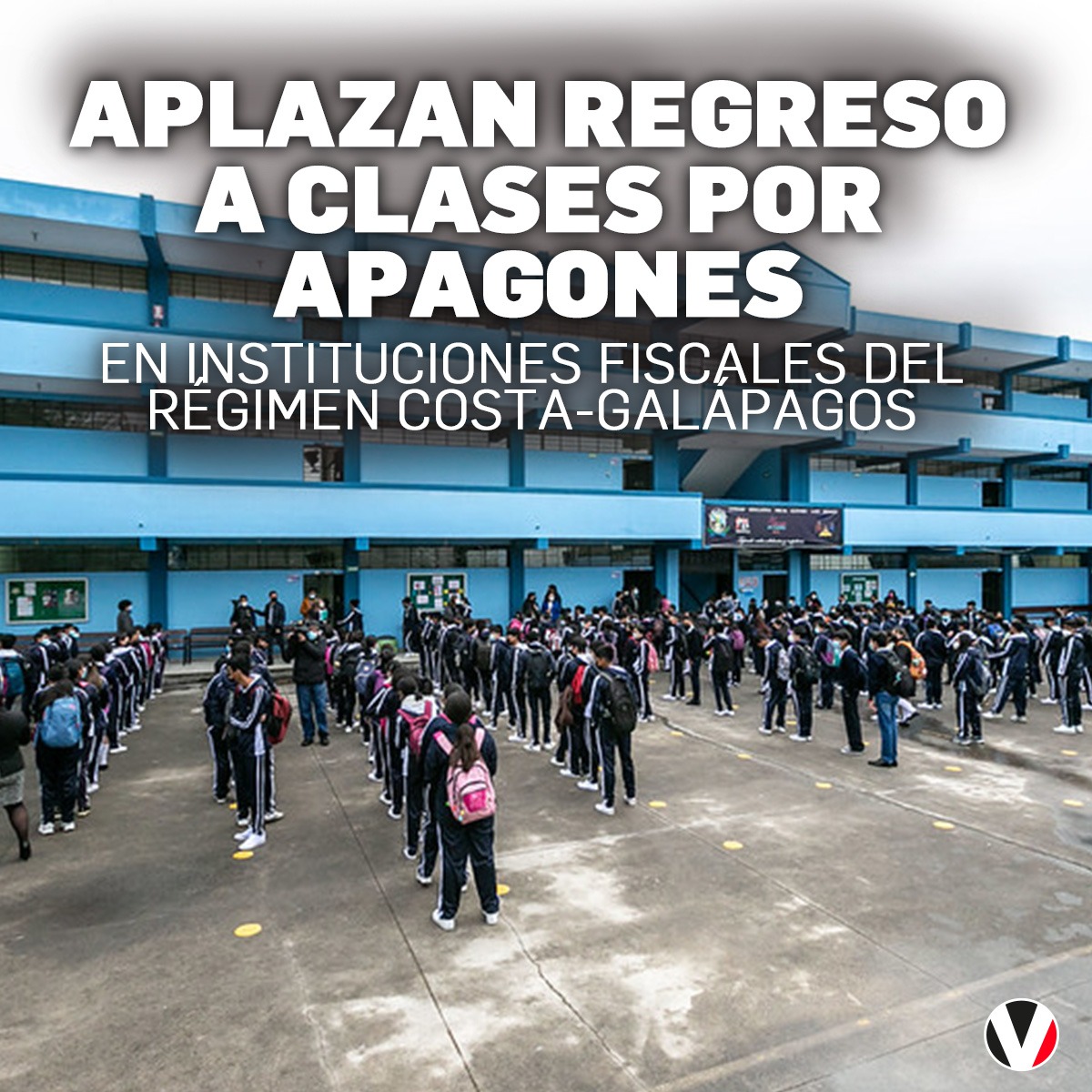 El Ministerio de Educación ha anunciado el aplazamiento del regreso a clases en las instituciones educativas fiscales del régimen Costa-Galápagos, debido a los apagones. Este es el cronograma: v.vistazo.com/3w94ldh