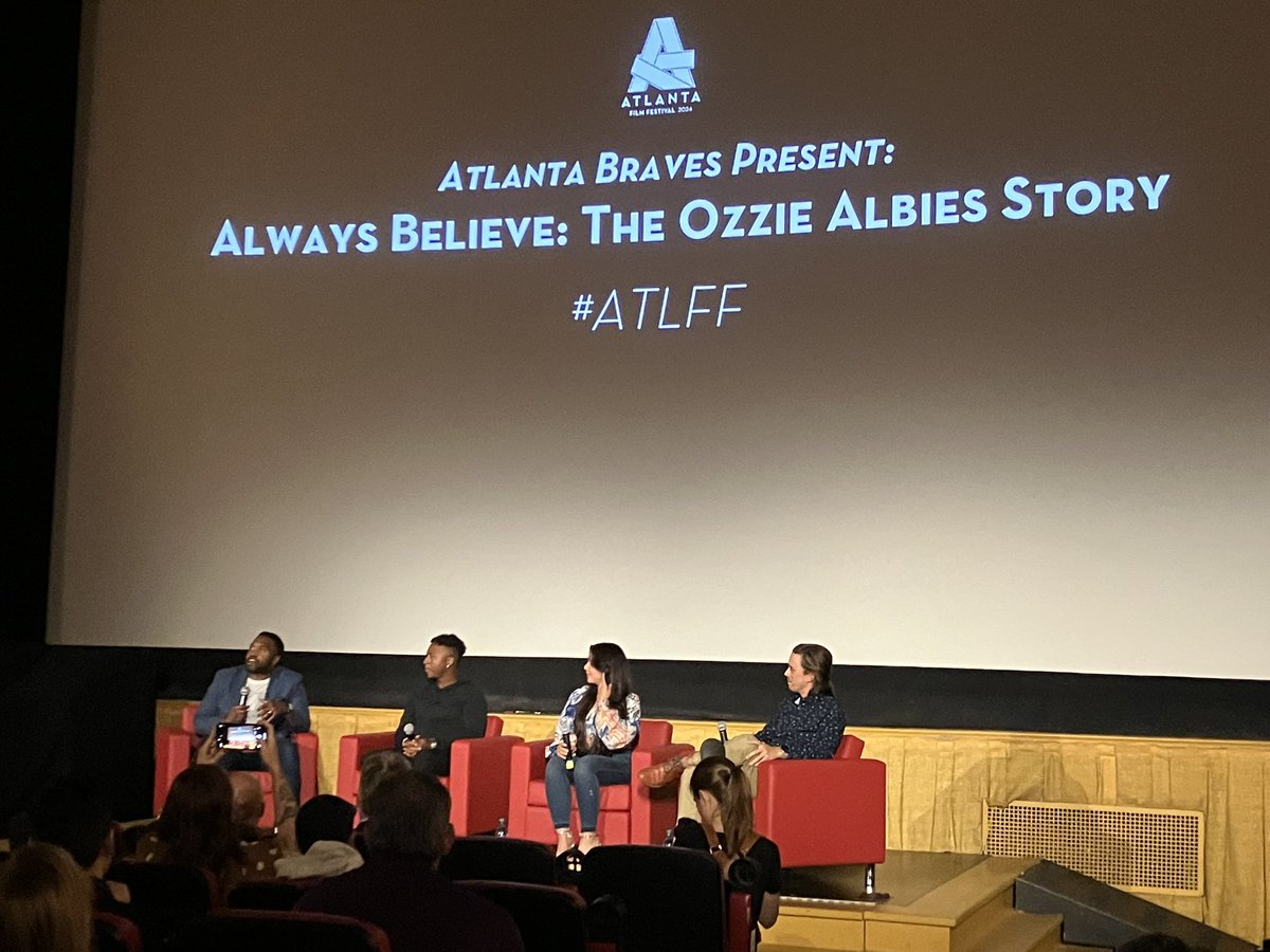 Q&A with Ozzie @atlantafilmfest #AlwaysBelieve The Ozzie Albies Story @PlazaAtlanta #ATLFF #ATLFF24