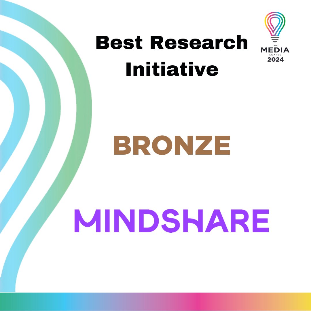 The Media Awards 2025 (@mediaawards_irl) on Twitter photo <a href="/MindshareIRL/">MindshareIRL</a> takes the Bronze in the Best Research Initiative category at the Media Awards 2024
Congratulations!!!!!
#mediaawards24 #awardnight #awardceremony #mediaawards #MA24 <a href="/MindshareIRL/">MindshareIRL</a> takes the Bronze in the Best Research Initiative category at the Media Awards 2024
Congratulations!!!!!
#mediaawards24 #awardnight #awardceremony #mediaawards #MA24