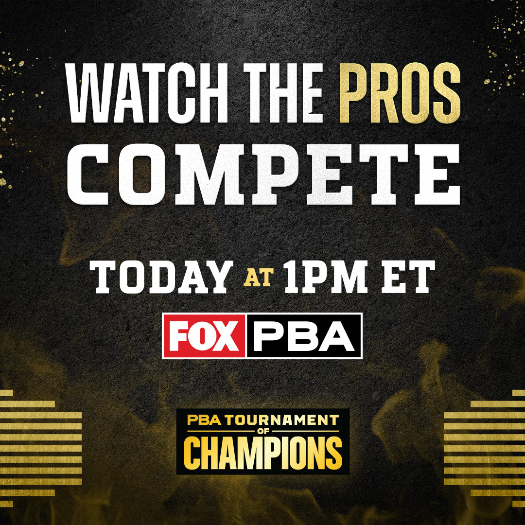 The @PBATour action continues today at AMF Riviera Lanes for the 2024 PBA Tournament of Champions! Tune in today at 1pm ET to see which pro will win the fifth and final Major Title of the season 🏆