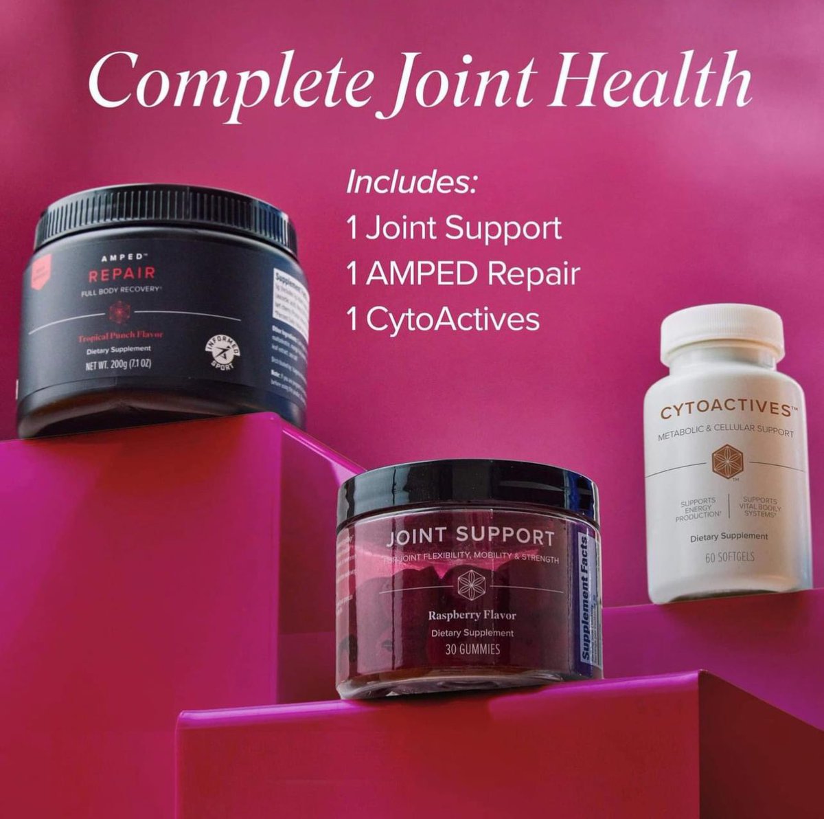 Introducing our new BFF...
Joint Support!! 
I know I need this product & I’m sure some of you do too… 
Dropping 05/07/24, Who’s Ready?! 
🦋🔥💪🏾🌱
#Gummy #Isagenix #JointSupport #ComingSoon #ArtOfWellbeing #EmbraceTheJourney #OwnYourLife