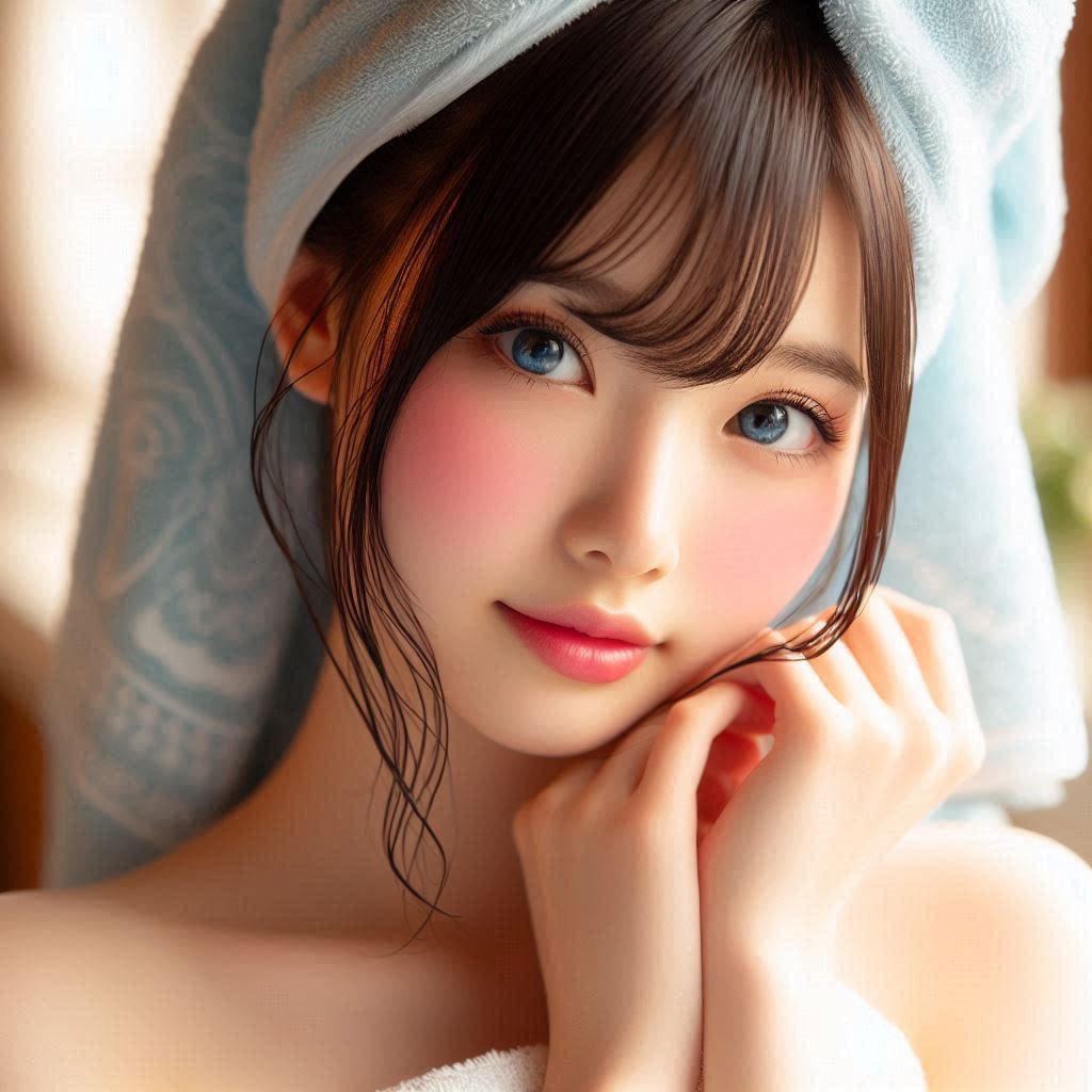 おはようございます♪ 4月26日はよい風呂の日だそうです 日本入浴協会により制定され、日付は「よ（４）い風呂（２６）」の語呂合わせですwww 糸を紡ぐ転生者をカクヨムにて連載中です 📖カクヨム kakuyomu.jp/works/16817139… #よい風呂の日 #AIグラビア AIイラスト AI美女 AI美人 糸ツム イトツム