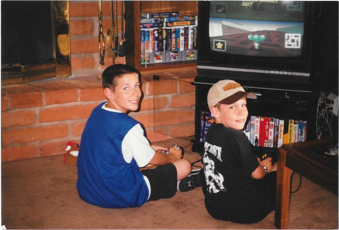 It's Friday night and you just got Mario Kart 64 for your birthday. You and your best friend stay up till 2am.