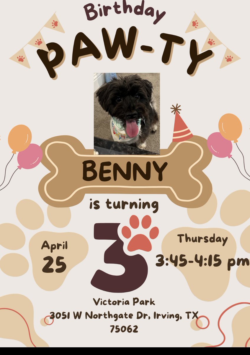 MsYanez8's tweet photo. Today I had a birthday party for my doggy (who my students love to hear about). 9 students and their families showed up. It was awesome!! https://t.co/3DA4C2oJXK