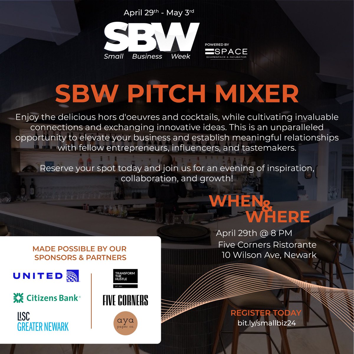 Join us at @fivecornersnewark to kick off Newark’s Small Business Week in style! 🎉 Proudly presented by @ayapaper.co and @transformthehustle , the Local Legends Link Up is your exclusive opportunity to mingle with established and emerging business owners
register for today!