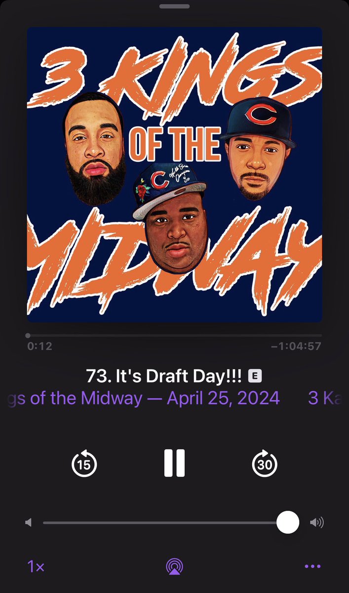 @3Kings_Midway gotta get this episode in before the draft 👑👑👑🎧