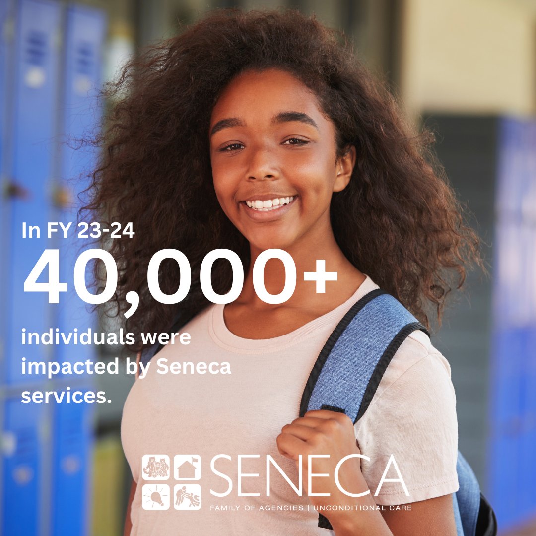 #SenecaFOA has the incredible privilege of supporting youth reach their goals. Join our '#GrowingUpStrong: A Season of Support for Kids in Need' Spring Fundraising Campaign to help us make a difference in the lives of the over 40k individuals we served last year! 💜👪🏾