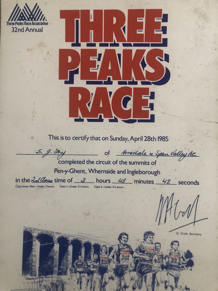 39 years after ‘Doing T’ Peaks’ for the first time, I’m returning this Saturday to take on this spectacular course again in my 64th year. It’s still my favourite race.