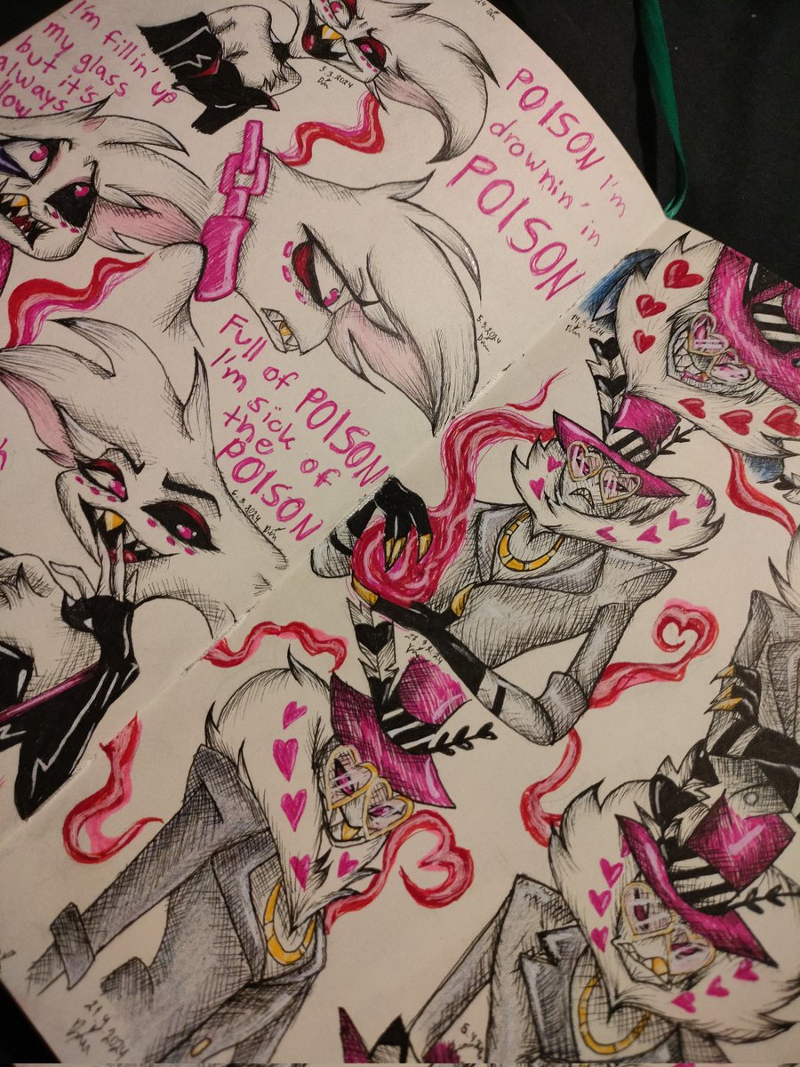 miu636's tweet photo. I drew Valentino page🙌
I don't support his actions, I just love the character desing.

#HazbinHotel #hazbinhotelvalentino #valentinohazbinhotel #Valentino #fanart #drawing https://t.co/r6DjH0boju