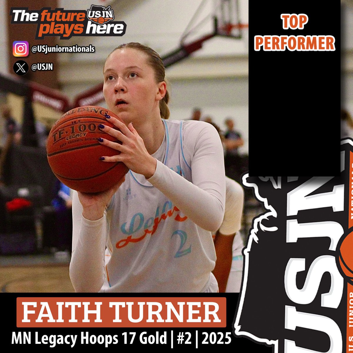 Couldn’t be more happier for someone than we are for <a href="/faithturner_15/">Faith</a>. She is the ultimate leader and teammate. Faith embodies what #Legacy is all about! Don’t know many kids who take pride in playing for us like she does and we appreciate her! PROUD OF YOU FAITH! 🖤🧡💙 #Family